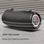 ZEALOT S87Outdoor for Bluetooth Speaker RGB Lights 80W High Power Subwoofer IPX6 Waterproof Wireless Audio Woofer for Home Thea
